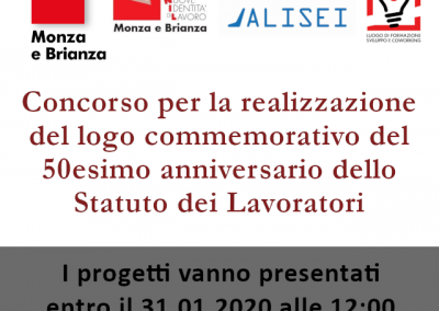 Hai meno di 35 anni? Partecipa al concorso a premi per realizzare il logo dei 50anni dello Statuto dei Lavoratori