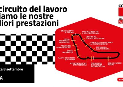 La Cgil scende in pista per i lavoratori del Gp