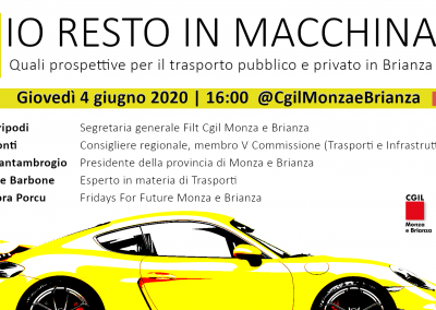 Fase 3: io resto in macchina. Quali prospettive per il trasporto pubblico e privato in Brianza