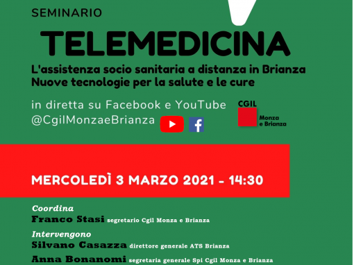 Telemedicina: l’assistenza socio sanitaria a distanza in Brianza. Nuove tecnologie per la salute e le cure