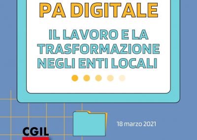 PA digitale, l’evento della Cgil di Monza e Brianza che parla di lavoro e della trasformazione negli enti locali
