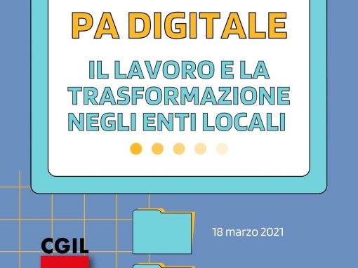 PA digitale, l’evento della Cgil di Monza e Brianza che parla di lavoro e della trasformazione negli enti locali