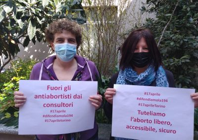 Fuori gli antiabortisti dai consultori!