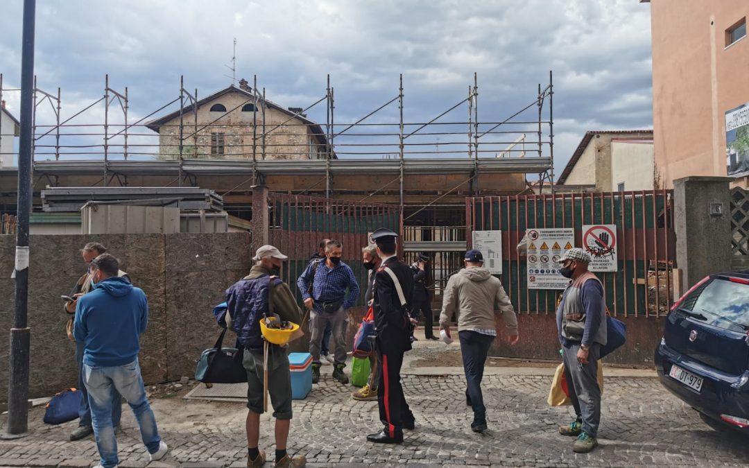 Grave infortunio in un cantiere a Verano Brianza