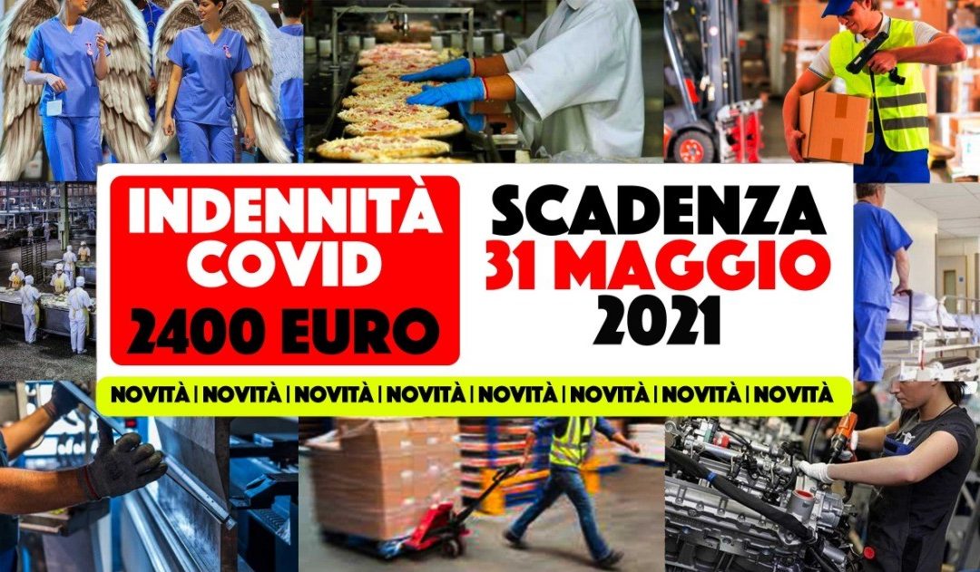 Novità, per i somministrati indennità Covid di 2400 euro