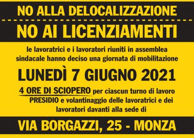 ADAC Monza, sciopero il 7 giugno per contrastare la delocalizzazione