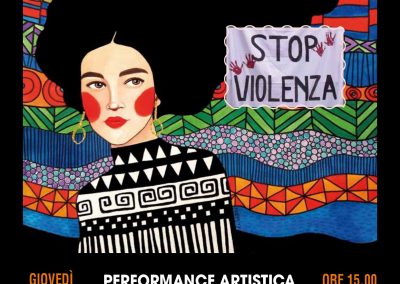Contro la violenza sulle donne una performance artistica delle studentesse e degli studenti