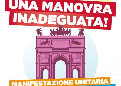 Una manovra inadeguata. Parte la mobilitazione di Cgil, Cisl e Uil