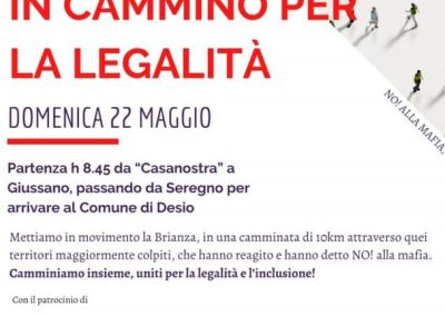 In cammino per la legalità