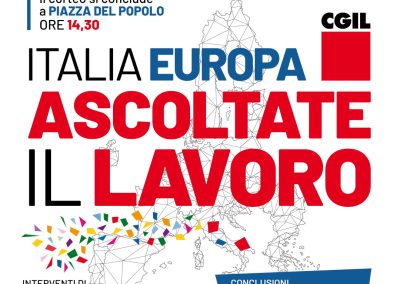 “Italia, Europa ascoltate il lavoro”. Una delegazione brianzola in manifestazione a Roma