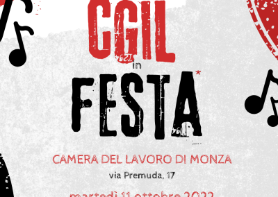 Cgil in festa, apertura straordinaria della Camera del Lavoro di Monza