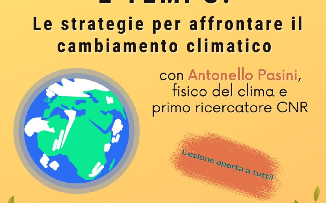 Alisei 2023, per spiegare i cambiamenti climatici una lezione aperta a tutti con Antonello Pasini