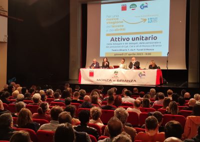 Inizia da Monza la mobilitazione “per una nuova stagione del lavoro e dei diritti”