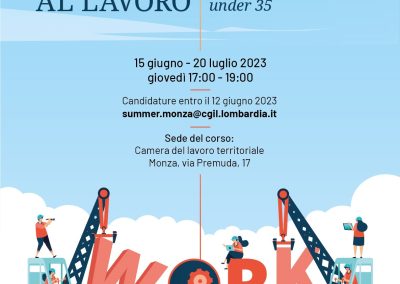 Valore al lavoro, torna la Summer School della Cgil di Monza e Brianza