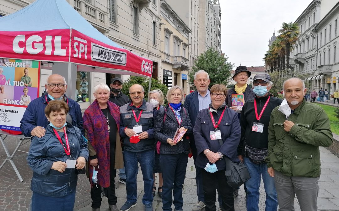 Anche i pensionati della Brianza alla manifestazione nazionale di Roma il 7 ottobre