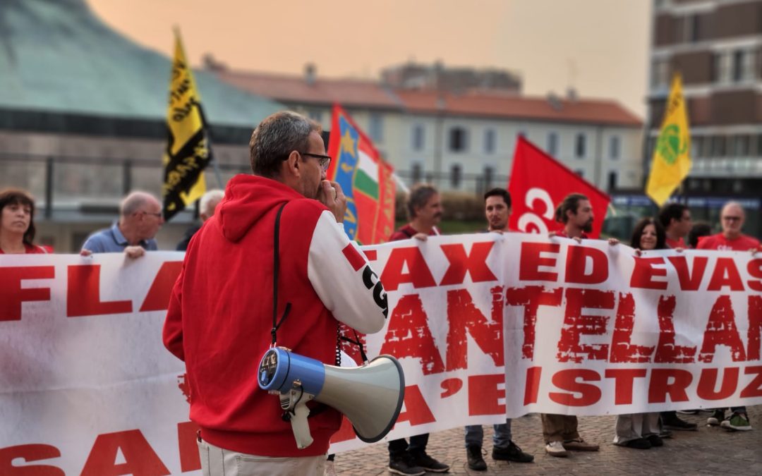 Doppio flash mob a Monza, Cgil e associazioni per la sanità e l’istruzione