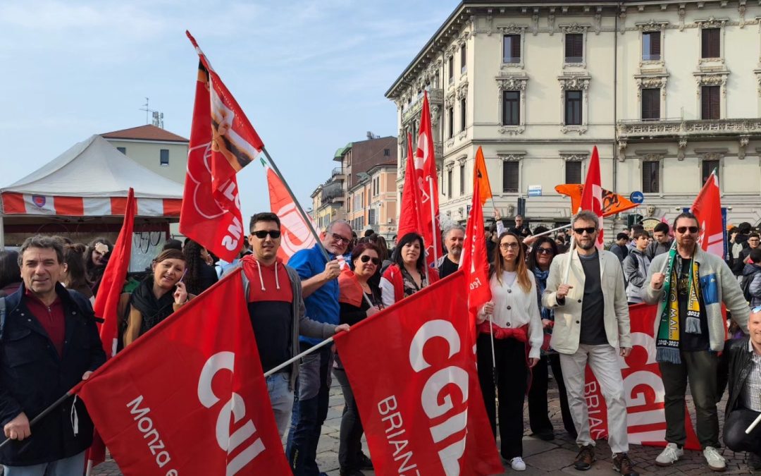 L’impegno della Cgil Brianza contro le mafie nella XXIX giornata in ricordo delle vittime innocenti