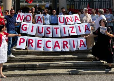 Precari della Giustizia, presidio anche a Monza: “Stabilizzazione per tutti”