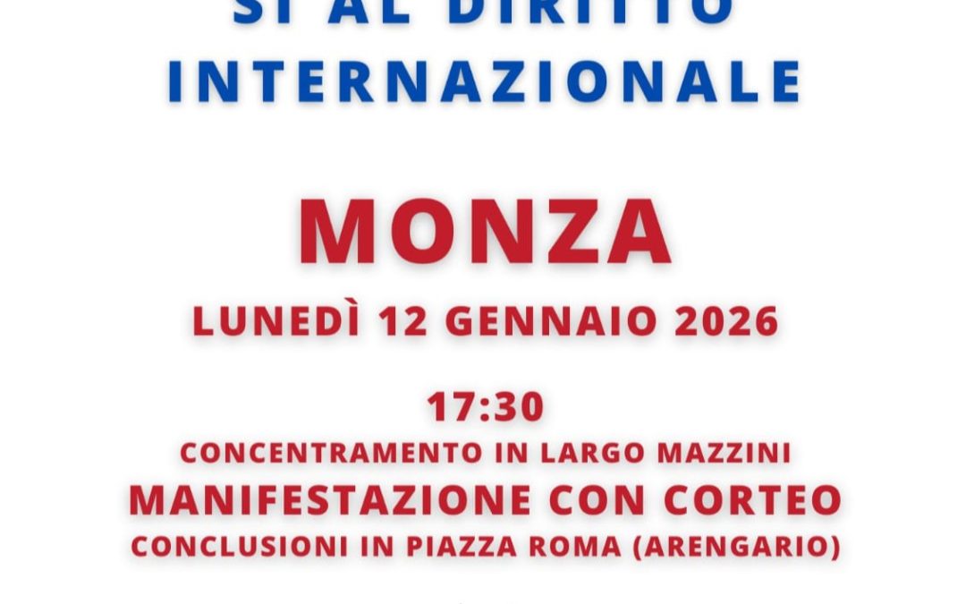 No alla guerra, sì al Diritto Internazionale