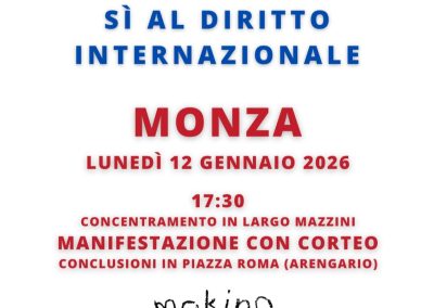 No alla guerra, sì al Diritto Internazionale