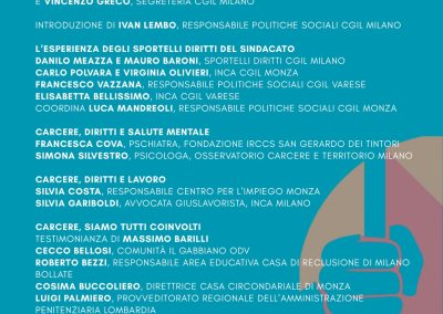 “I diritti non si arrestano”: un convegno CGIL dedicato alla tutela dei diritti nelle carceri