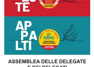 Sanità e appalti, al via la raccolta firme