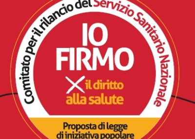 Sanità e appalti: firma anche tu per le proposte di legge