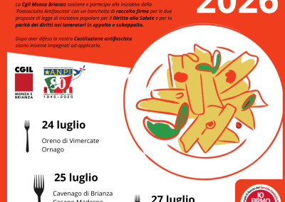 Pastasciutta Antifascista 2026