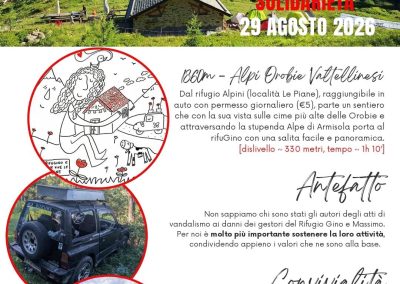 Escursione di solidarietà – Rifugio Gino e Massimo