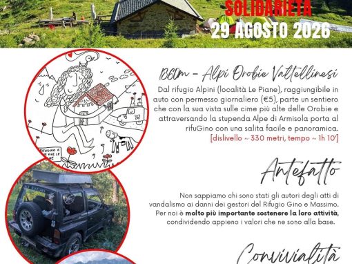 Escursione di solidarietà – Rifugio Gino e Massimo
