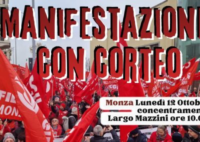 Manifestazione con corteo